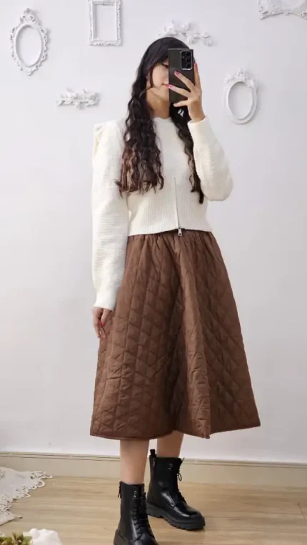 دامن کاپشنی